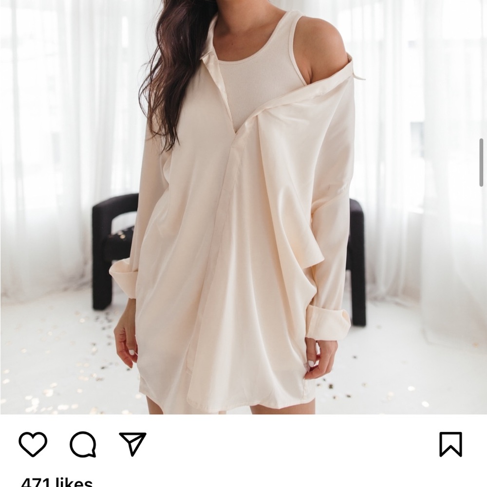 Courtney satin tunic - The Post